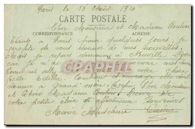 Paryż — DOME DES INVALIDES — J.H. nr 97 — Rewers