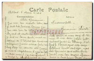 Chalons-sur-Marne — Plac Republiki i Fontanna — NDH phot. — Rewers