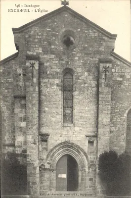 Excideuil - A Igreja — Dordogne — Coll. A. Astruc fot.-édit., Bergerac