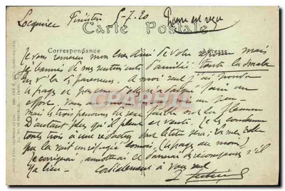 Locquirec (Finistère) — A Roche du Loup — JND Fot. — Verso