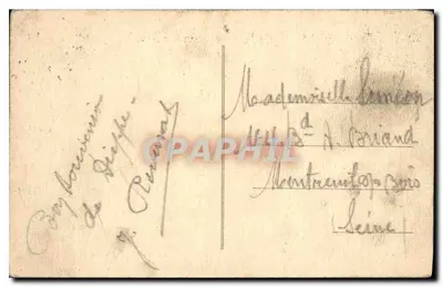 Dieppe — Widok na port — Wydawca nieznany, numer seryjny nieodczytelny — Rewers