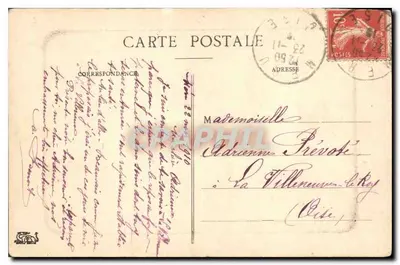 Estátua do Cão de Montargis — lenda do século XIII — n° 104 — Verso