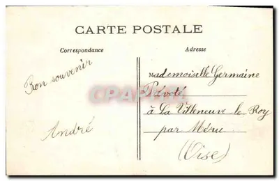 PARIS — Ogólny widok w kierunku Place d'Éna, z Trocadéro — C.M. n°893 — Rewers
