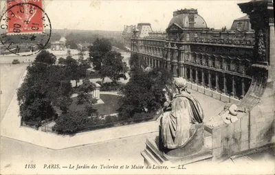 Paris — Le Jardin des Tuileries et le Musée du Louvre — LL. — n° 1138