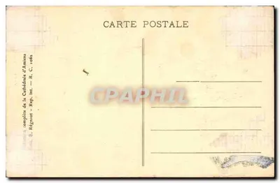 Katedra w AMIENS — Façada zachodnia — Prorok Aggaj — Rewers