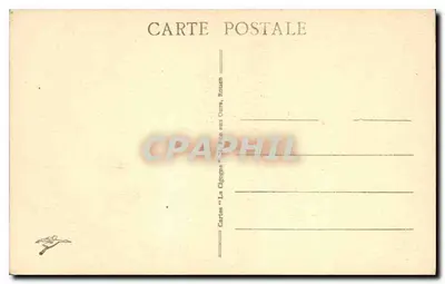 Rouen — Wieża Jeanne-d'Arc — Karty 'La Cigogne', Rouen — Rewers