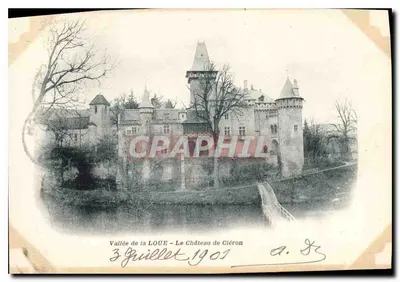 Vale da LOUE - O Castelo de Ciéron — a. S. — 3 Julho 1901