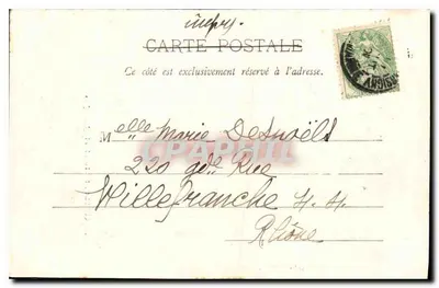 Chaumont - Portale della Chiesa di San Giovanni — Cliché Larçolot, edito da P. et F. Chaumont, n°10 — Verso