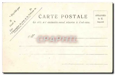 Lourdes. Bazylika Widok z linii kolejowej — V.P. Paris N. 9 — Rewers