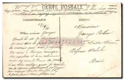 Bourges — Les Bords de l'Yèvre — Correspondance militaire — L.L. n°131 — Rewers