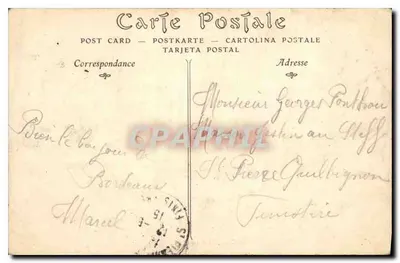 Bordeaux — Park Bordelais, Pomnik Camille Godard — N.D. Pboi, nr 184 — Rewers