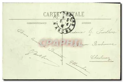 Biarritz Artística — Os Dois Casinos e os Jardins da Praia — Gorce, fot.-édit., Paris, n°29 — Verso