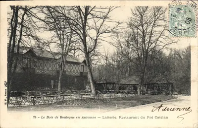 Le Bois de Boulogne en Automne — Laiterie. Restaurant du Pré Catelan — B.F., PARIS