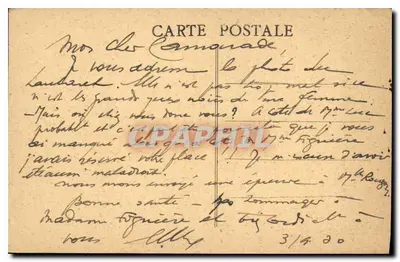 Laffrey — Aan de Rand van het Grote Meer — Foto Laffrey-Maçon — Achterkant
