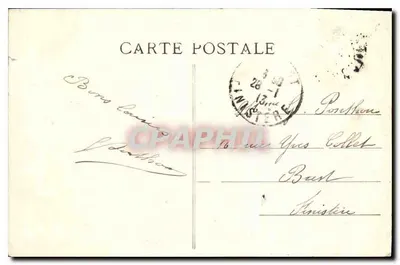 Cherbourg — De Tuin van het Kasteel van Tourlaville — Edities L. Darte, Nouveauville en Confections, Cherbourg — Achterkant
