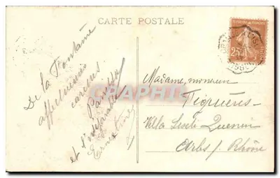 Fontana di Vaucluse (Vaucluse) — Il Lago — Edizioni Artistiche Vve J. Brun, Carpentras — Verso