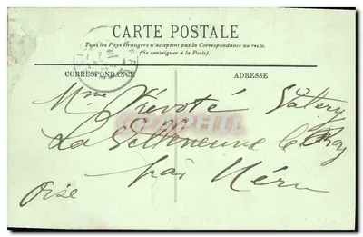 PierreFonds — Zamek, widok z trawisk — LL. — N°126 — Rewers