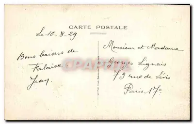 Falaise — Porta dos Cordeliers — Edição Station, Lille-Paris, n°19 — Verso