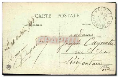 Valmont - Fachada do Castelo — O Litoral (Seine-Inférieure) — L. J. n°305 — Verso