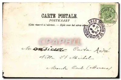 Il vecchio Castello di Péruwelz — Editore Courtin-Jourdoit, Péruwelz — numero di serie non visibile — Verso