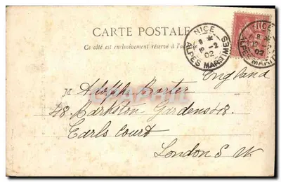 Kościół Najświętszej Panny Maryi — Nice — Wydawnictwo Giletta, n° 485 — Rewers
