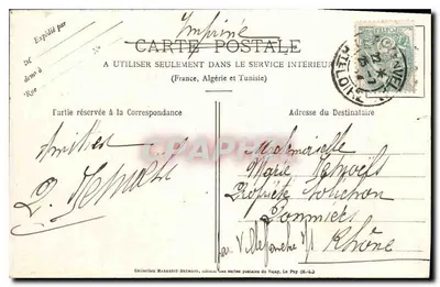 Le Puy - O Rocher Corneille Notre-Dame de France — editor 'Le Velay Illustré', n° 52 — Verso