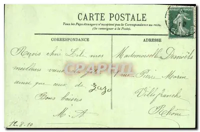Arredores do Mont-Dore — Caminho de Sancy — LL. — N° 148 — Verso
