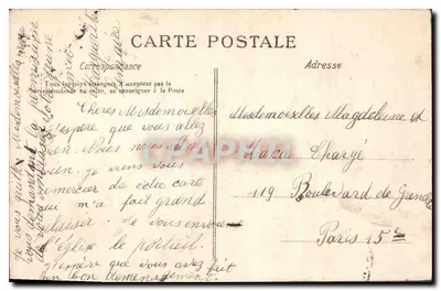 Elbeuf — Katedra św. Jana: Portal — Paul Dora, Elbeuf — Rewers