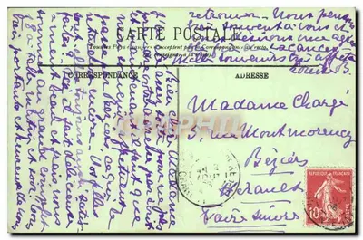 Efeito de Ondas — LL. — Ilha de Ré — Ponta das Bgleines — Verso