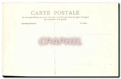 CAEN - Zijgezicht van de Kerk van Sint-Salviator — uitgever niet geïdentificeerd, serie-nummer 43 — Achterkant