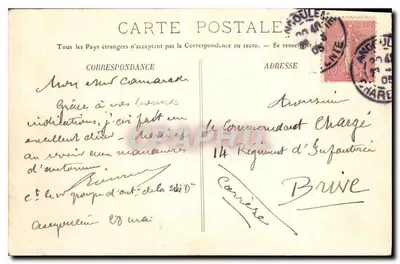Angoulême — Widok z Rempart Desaix — LL. — Rewers