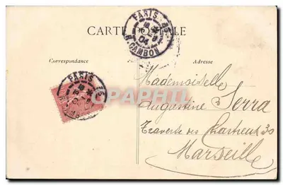 PARIS — Het Grote Paleis van de Champs-Élysées — C. L. C. n°55 — Achterkant