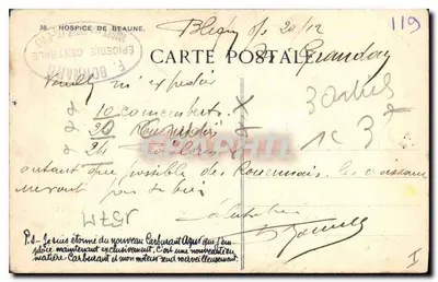 Place du Nouveau Carburant — Beaune — Hôpice de Beaune — Rewers