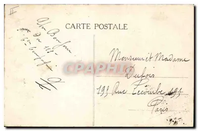 Blois — O Hôtel-Dieu, São Nicolau e o Castelo — editor não visível, número de série 53 — Verso