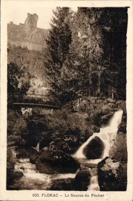 Florac — A Fonte do Pécher — 650