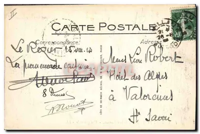 Góry Tarnu - Sainte-Enimie - Ogólny widok - LL — Rewers
