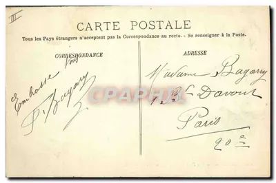 Blois — Rue Denis-Papin, widok z mostu — LL. nr 120 — Rewers