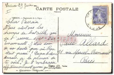 Verdun — Promenada Digue — Wydawnictwo Verdun — Rewers