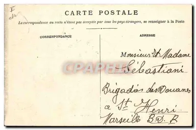 Mende — Panoramische uitzicht — Librairie A. Planchon, Mende — Achterkant