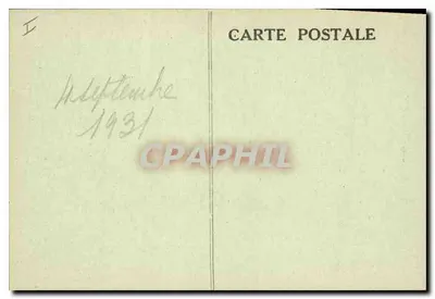 Zamek LA CAZE — wydawca nieznany, nr seryjny 320 — Rewers