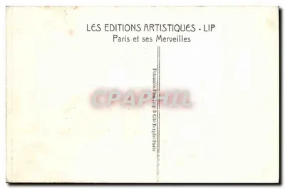 París - La Basílica del Sagrado Corazón de Montmartre — editor LIP, n° de serie 85 — Reverso
