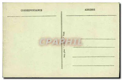 Statua Republiki — Paryż — wydawca L'Abéille, Paryż — Rewers