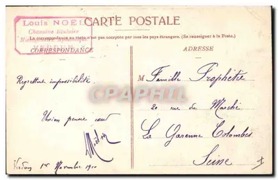 Verdun — La Catedral, Cour Intérieure — Edición de las Nuevas Galerías, Verdun — Reverso
