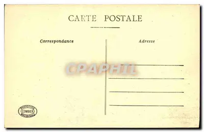 Verdun podczas bombardowania — Hôtel du Coq Hardi — Combier Wagonisau — Rewers