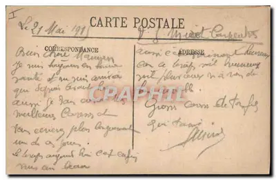 Verdun — Dziedziniec Rady Miejskiej — Kanony Oblężenia 1870 — Rewers