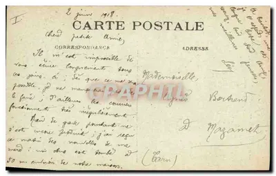 Verdun – Rue des Hauts-Degrés po bombardowaniach – L. C. H., Visé Paris, nr 532 — Rewers