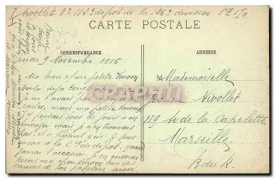Verdun (Meuse) — Place Chevert e quai de la République — R. P. 512 bis — Verso