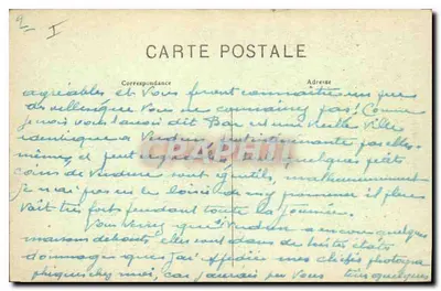 Verdun podczas bombardowań — widok rzeki Meuse — Wydawnictwo H. Dallit, Bar-le-Duc — Rewers