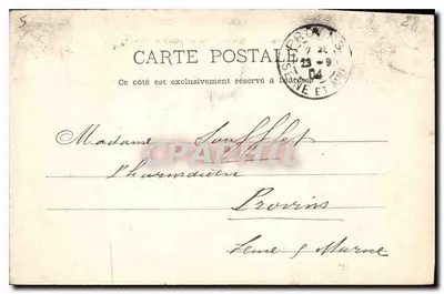 Chartres — Katedra Świętego Piotra, widok z Rue Pétion — wydawca nieznany — Rewers