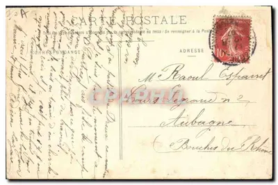Chartres - Widok ogólny — C. Fougault, wyd., Dreux, nr 20 — Rewers